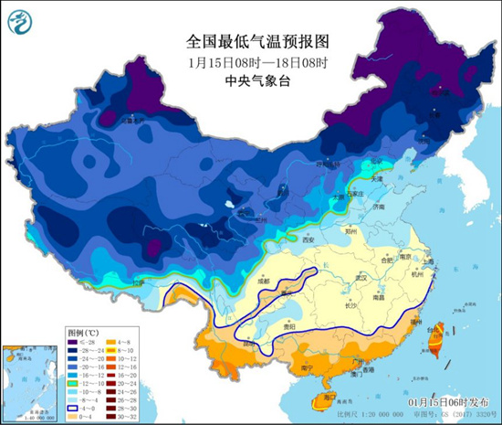 寒潮蓝色预警:东北江南等局地降温将超12℃ 2
